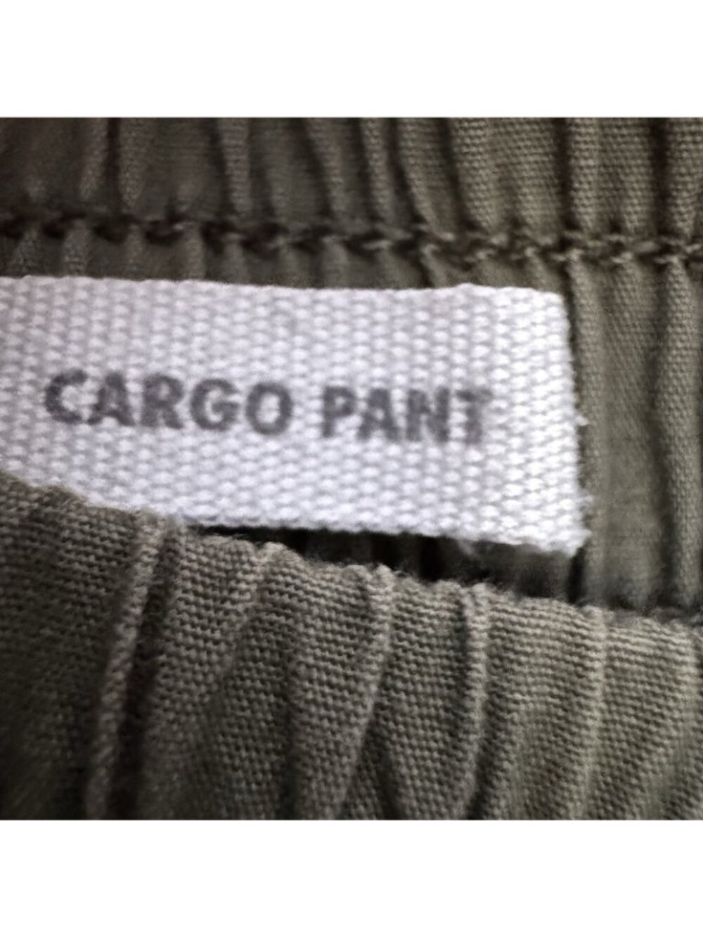 LOFT Outlet Womens Size 12 Olive Green Pull On Cargo Crop Pants Cotton Casual - Picture 7 of 9